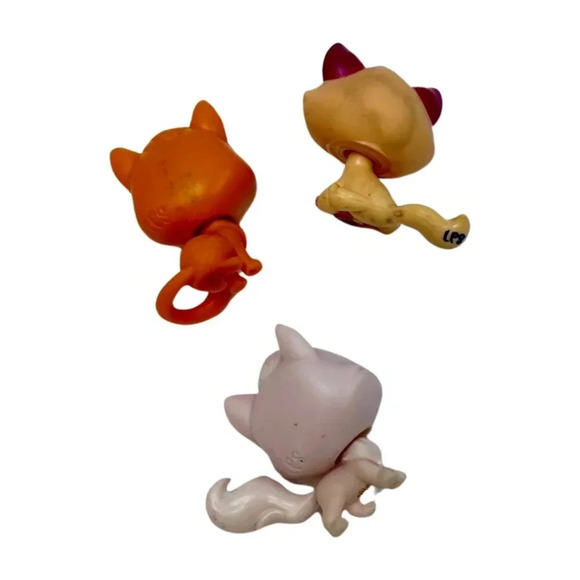 Littlest Pet Shop Cats LPS Lot 7 Toy Hasbro Vintage Figures - Picture 5 of 9